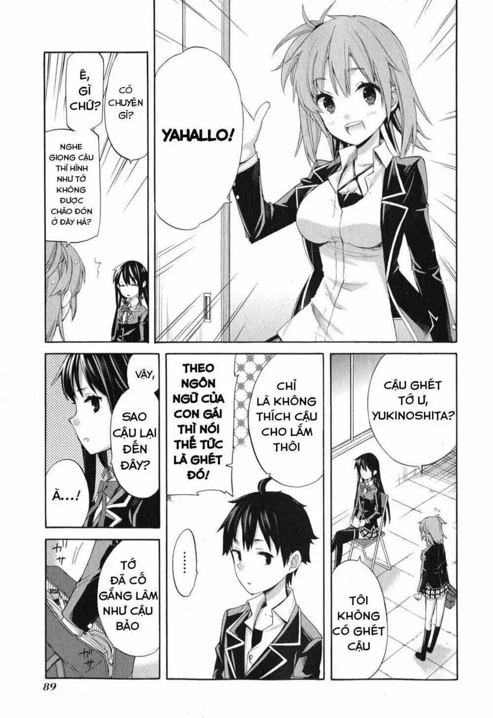 Truyện Tranh Chuyện Tình Thanh Xuân Bi Hài Của Tôi Quả Nhiên Là Sai Lầm - Oregairu trang 6