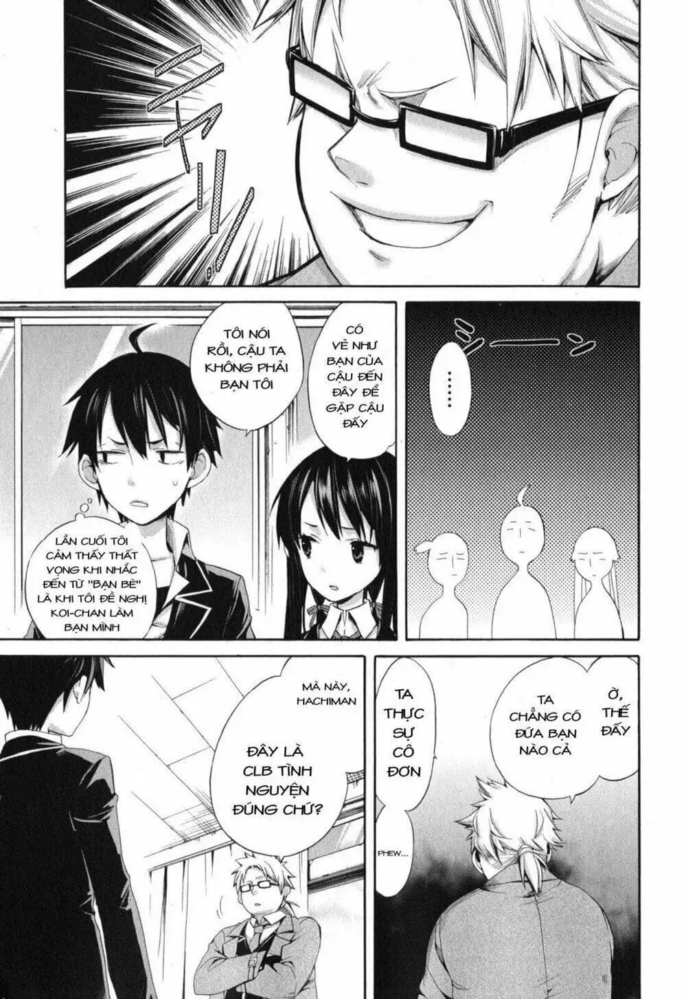 Truyện Tranh Chuyện Tình Thanh Xuân Bi Hài Của Tôi Quả Nhiên Là Sai Lầm - Oregairu trang 6