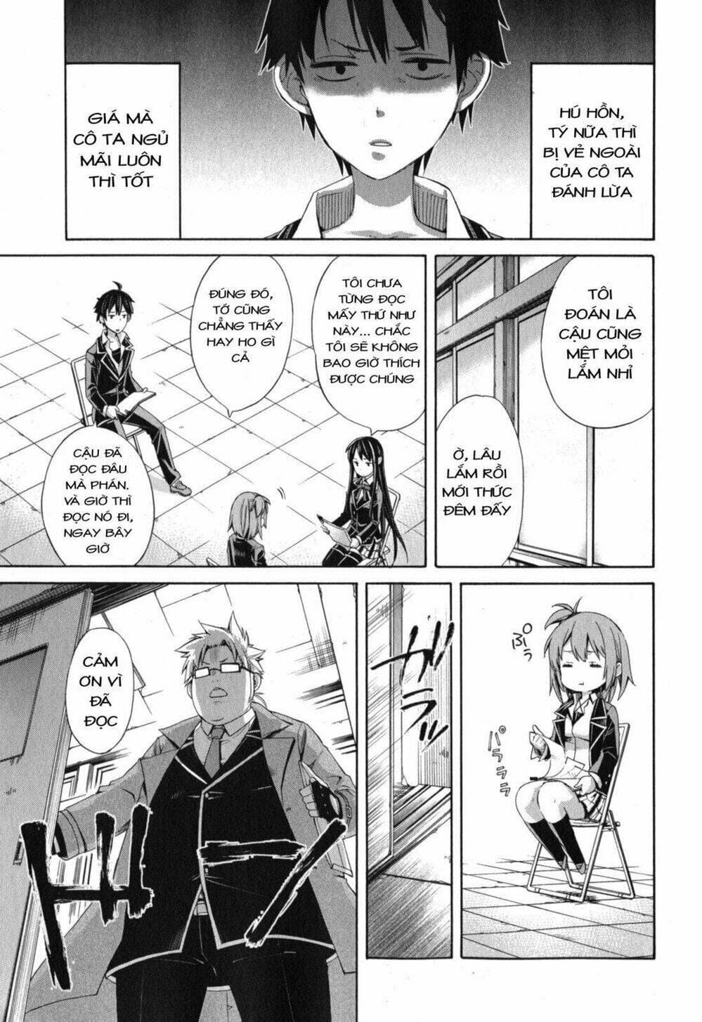 Truyện Tranh Chuyện Tình Thanh Xuân Bi Hài Của Tôi Quả Nhiên Là Sai Lầm - Oregairu trang 6