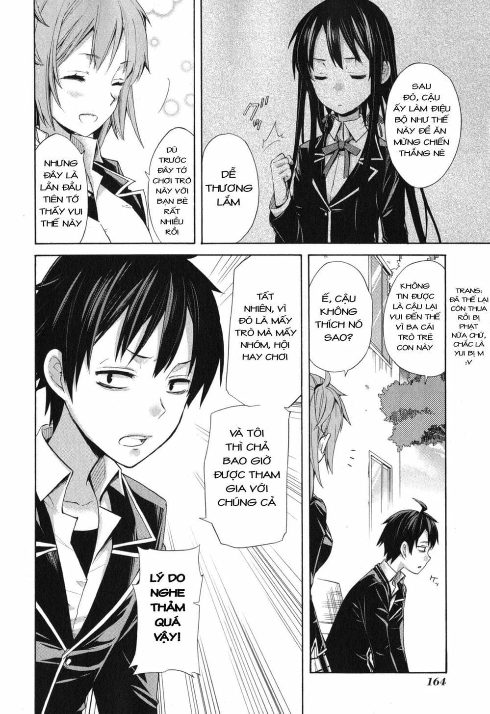 Truyện Tranh Chuyện Tình Thanh Xuân Bi Hài Của Tôi Quả Nhiên Là Sai Lầm - Oregairu trang 6