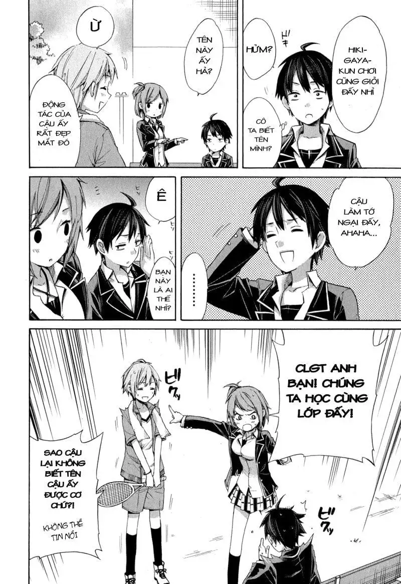 Truyện Tranh Chuyện Tình Thanh Xuân Bi Hài Của Tôi Quả Nhiên Là Sai Lầm - Oregairu trang 6