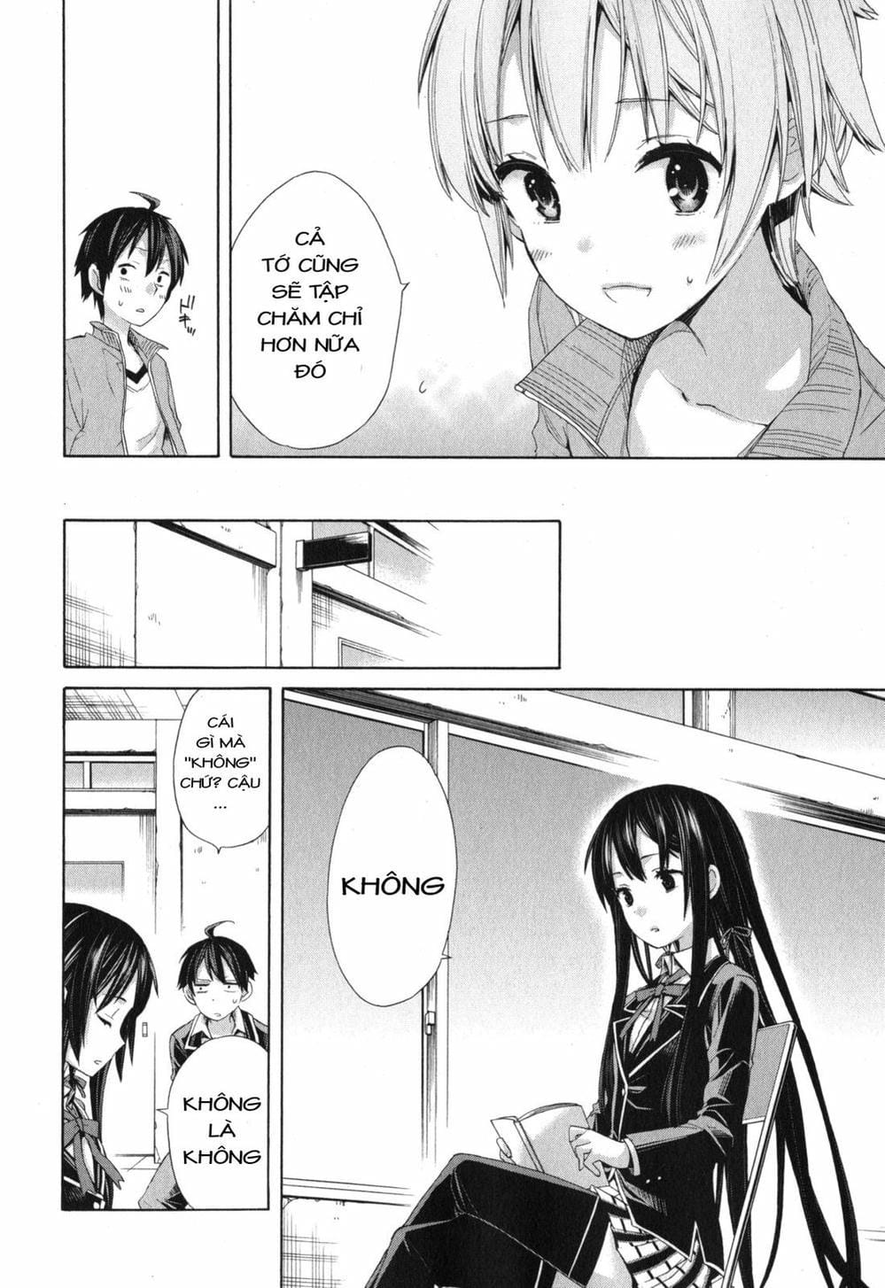 Truyện Tranh Chuyện Tình Thanh Xuân Bi Hài Của Tôi Quả Nhiên Là Sai Lầm - Oregairu trang 6