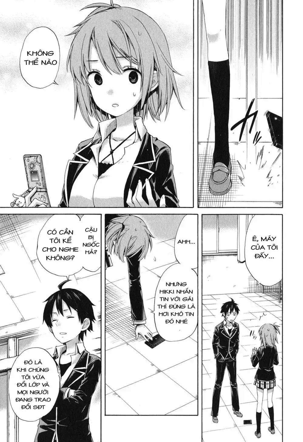 Truyện Tranh Chuyện Tình Thanh Xuân Bi Hài Của Tôi Quả Nhiên Là Sai Lầm - Oregairu trang 6