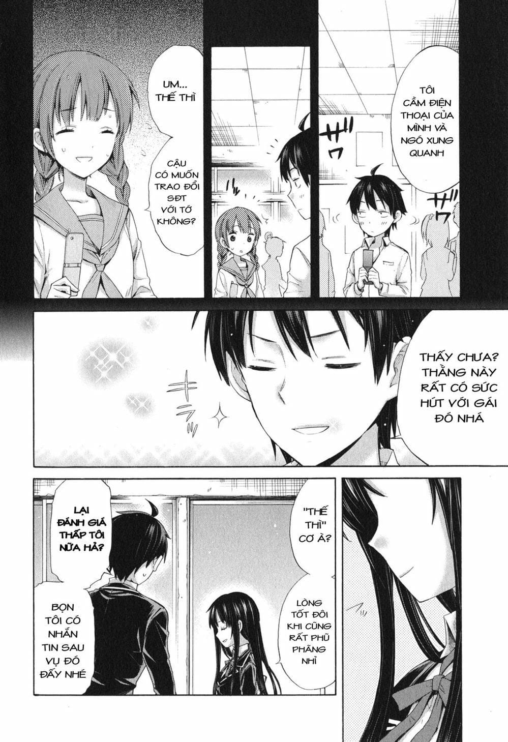 Truyện Tranh Chuyện Tình Thanh Xuân Bi Hài Của Tôi Quả Nhiên Là Sai Lầm - Oregairu trang 6