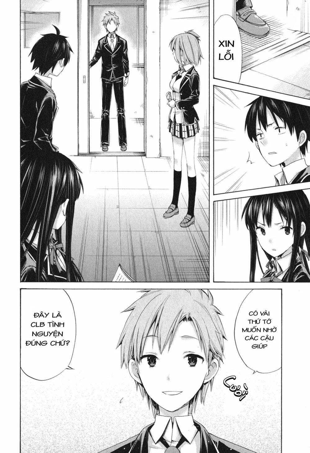 Truyện Tranh Chuyện Tình Thanh Xuân Bi Hài Của Tôi Quả Nhiên Là Sai Lầm - Oregairu trang 6