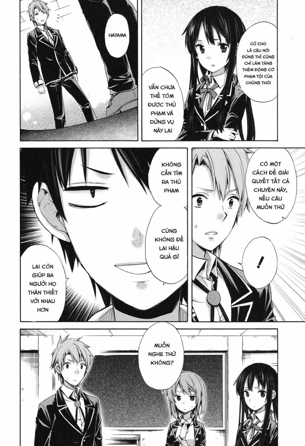 Truyện Tranh Chuyện Tình Thanh Xuân Bi Hài Của Tôi Quả Nhiên Là Sai Lầm - Oregairu trang 6