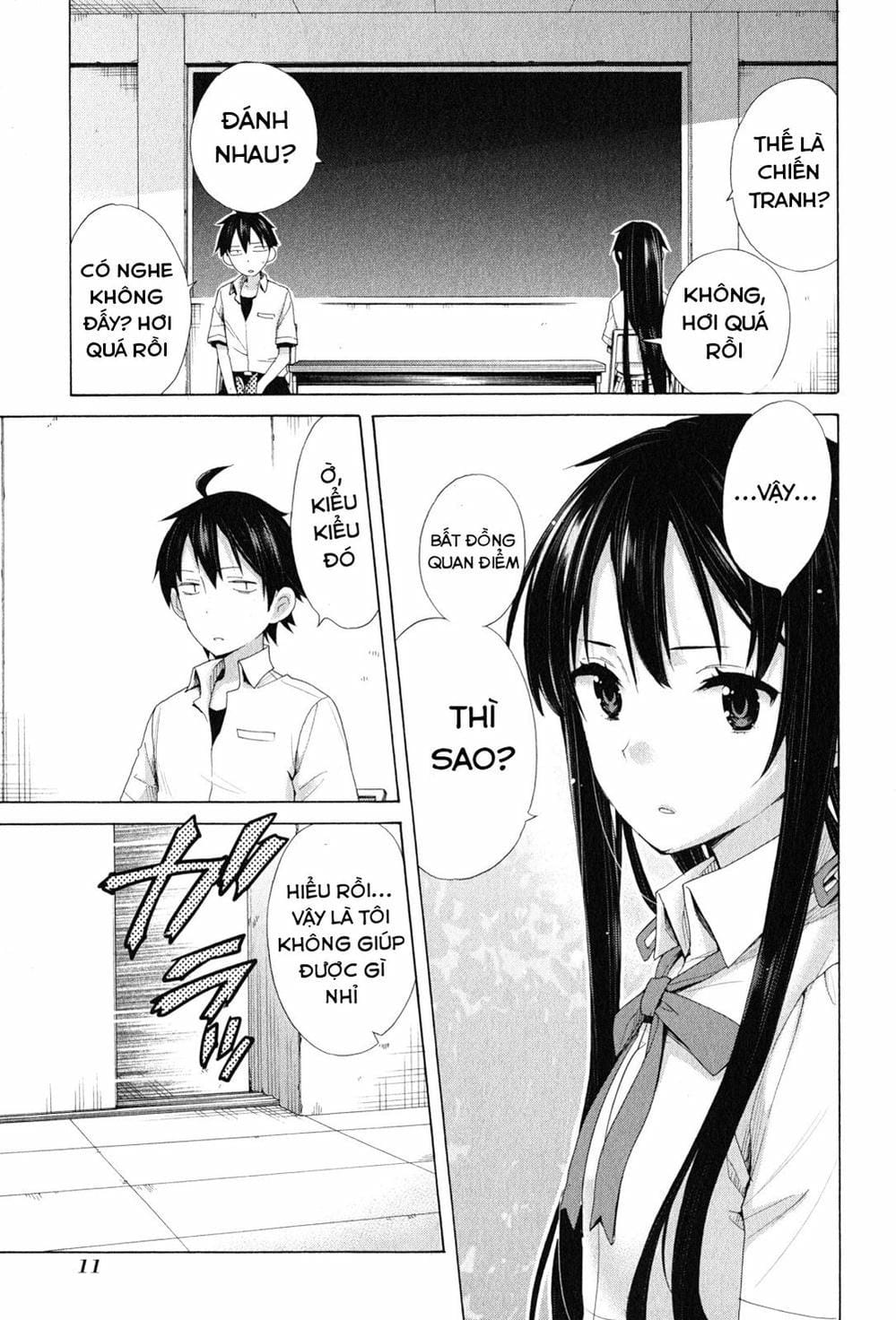 Truyện Tranh Chuyện Tình Thanh Xuân Bi Hài Của Tôi Quả Nhiên Là Sai Lầm - Oregairu trang 6
