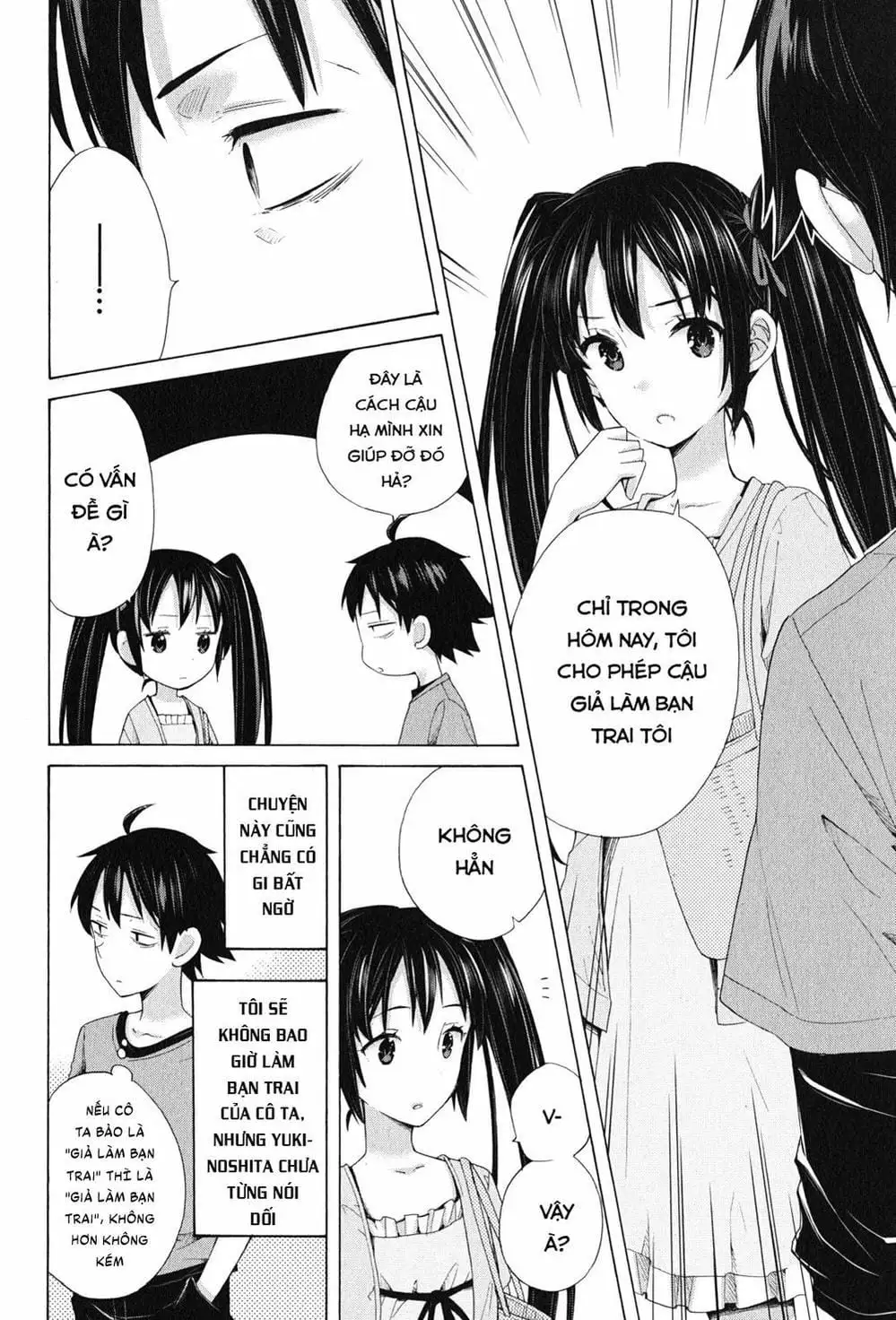 Truyện Tranh Chuyện Tình Thanh Xuân Bi Hài Của Tôi Quả Nhiên Là Sai Lầm - Oregairu trang 6