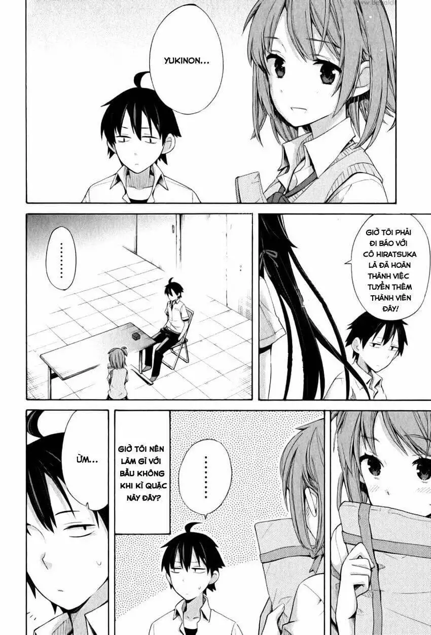 Truyện Tranh Chuyện Tình Thanh Xuân Bi Hài Của Tôi Quả Nhiên Là Sai Lầm - Oregairu trang 6