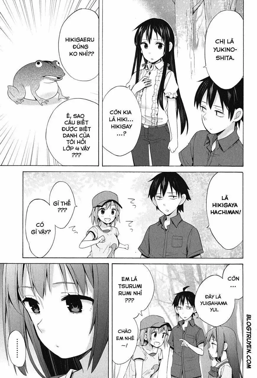 Truyện Tranh Chuyện Tình Thanh Xuân Bi Hài Của Tôi Quả Nhiên Là Sai Lầm - Oregairu trang 6