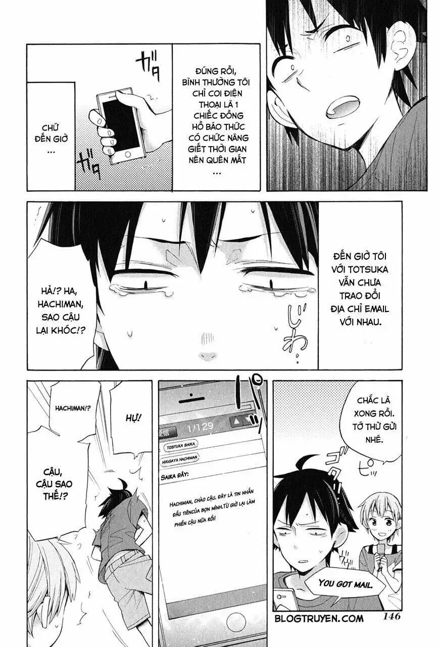 Truyện Tranh Chuyện Tình Thanh Xuân Bi Hài Của Tôi Quả Nhiên Là Sai Lầm - Oregairu trang 6