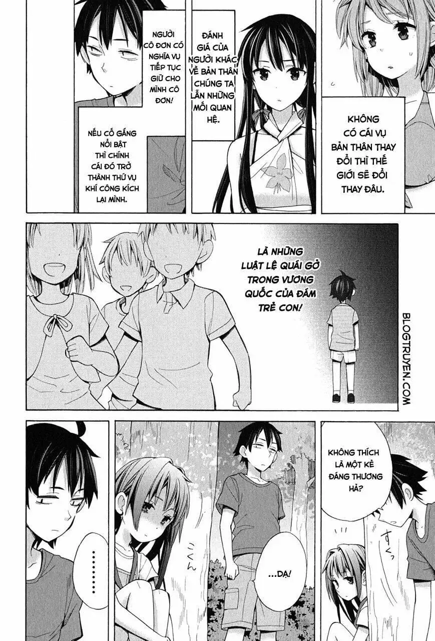 Truyện Tranh Chuyện Tình Thanh Xuân Bi Hài Của Tôi Quả Nhiên Là Sai Lầm - Oregairu trang 6