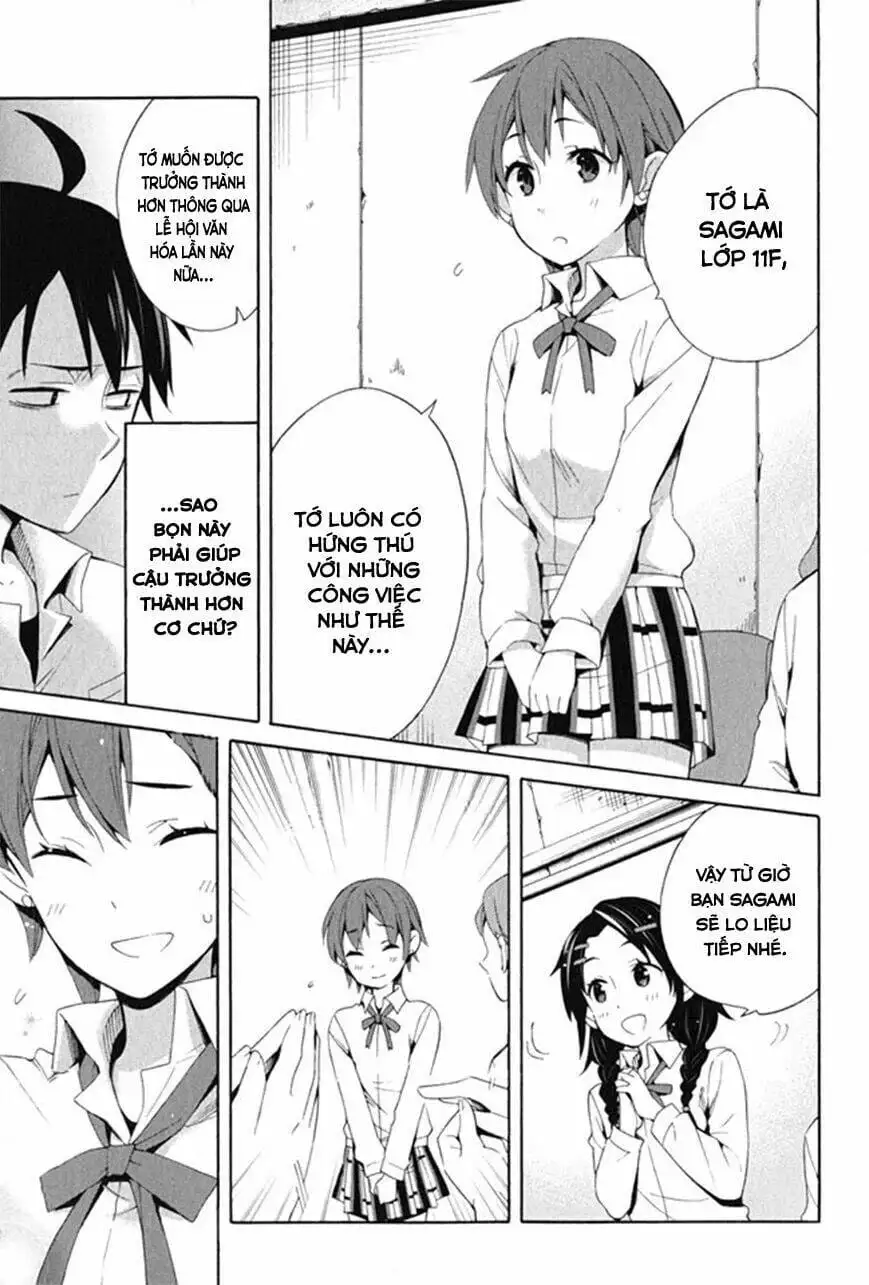 Truyện Tranh Chuyện Tình Thanh Xuân Bi Hài Của Tôi Quả Nhiên Là Sai Lầm - Oregairu trang 6