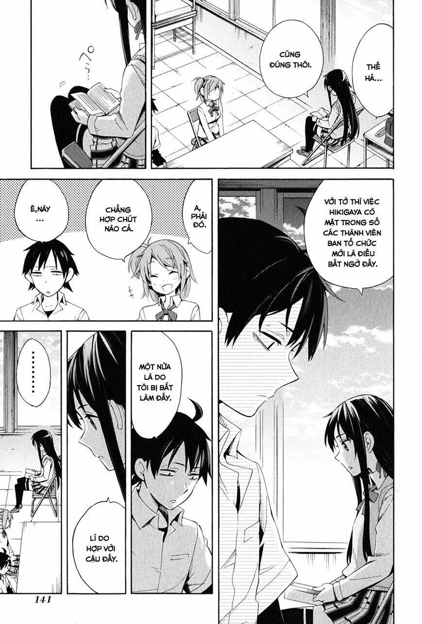 Truyện Tranh Chuyện Tình Thanh Xuân Bi Hài Của Tôi Quả Nhiên Là Sai Lầm - Oregairu trang 6