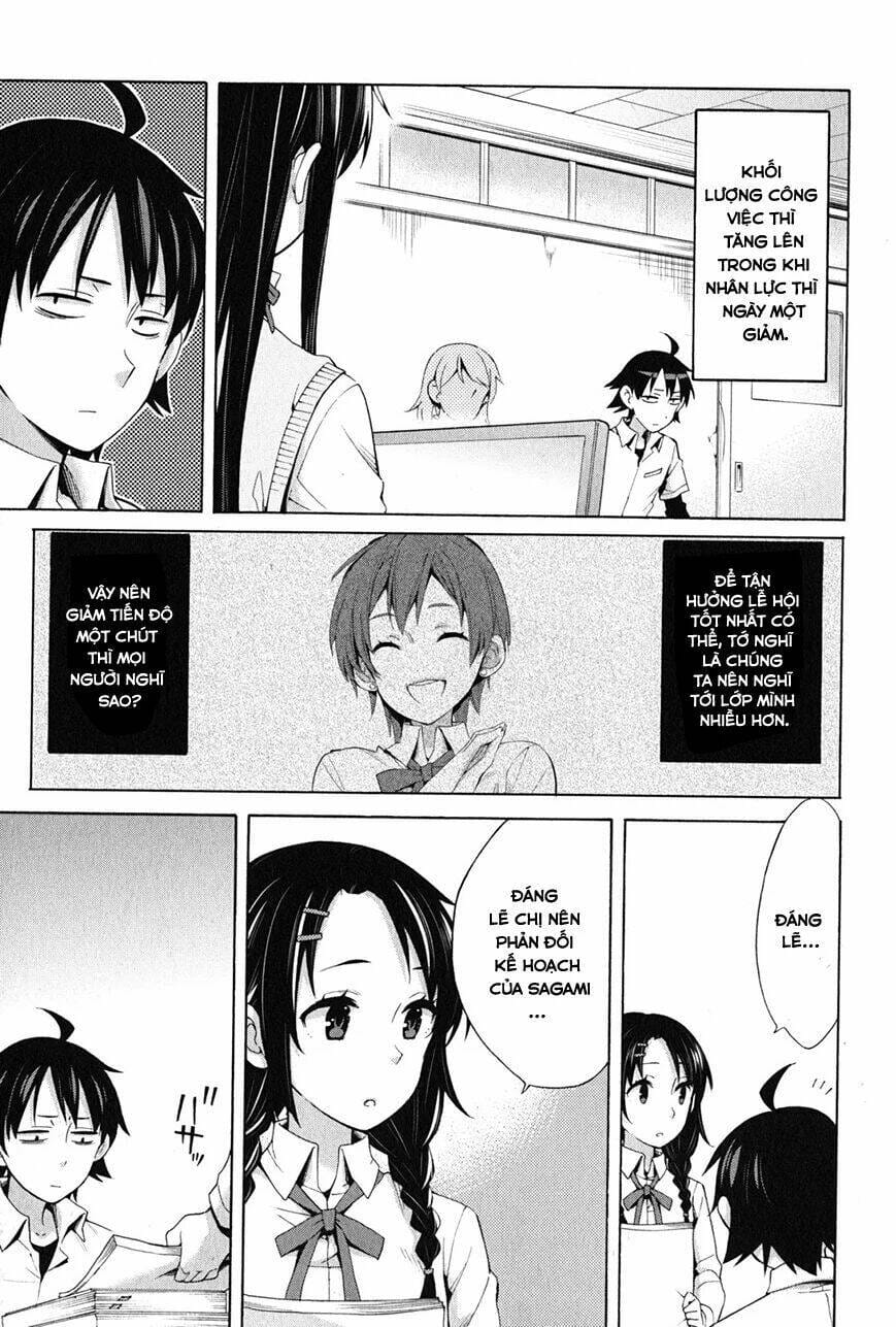 Truyện Tranh Chuyện Tình Thanh Xuân Bi Hài Của Tôi Quả Nhiên Là Sai Lầm - Oregairu trang 6