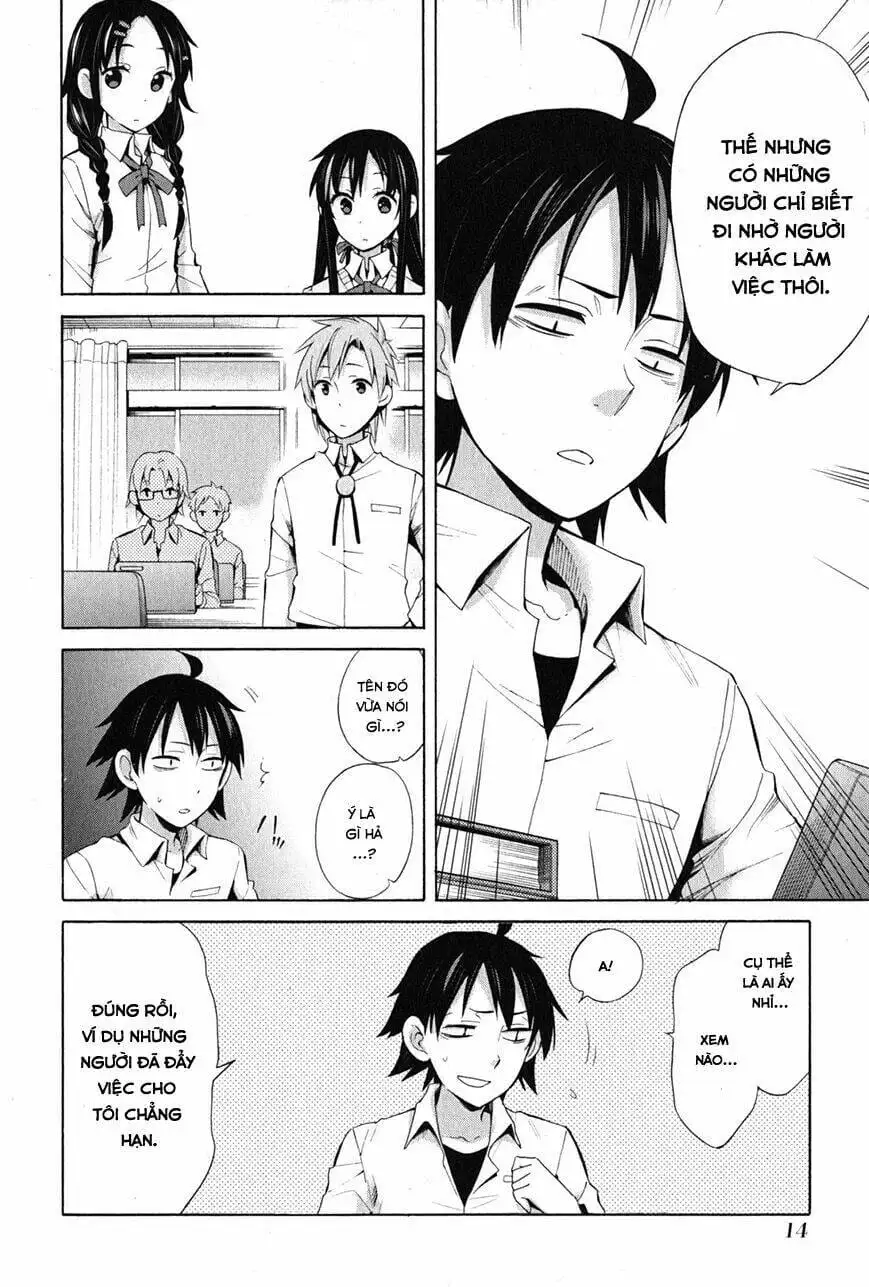 Truyện Tranh Chuyện Tình Thanh Xuân Bi Hài Của Tôi Quả Nhiên Là Sai Lầm - Oregairu trang 6