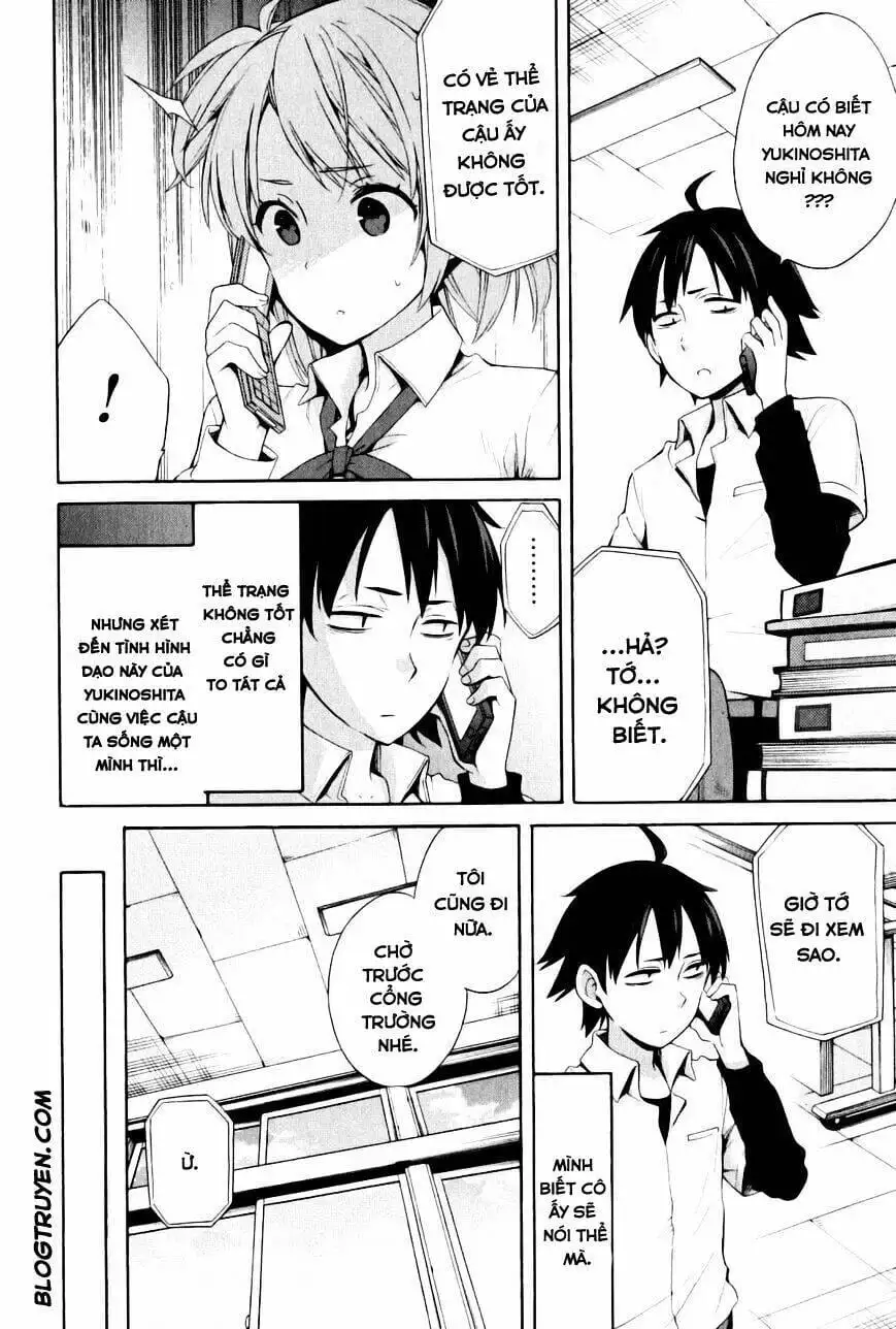 Truyện Tranh Chuyện Tình Thanh Xuân Bi Hài Của Tôi Quả Nhiên Là Sai Lầm - Oregairu trang 6