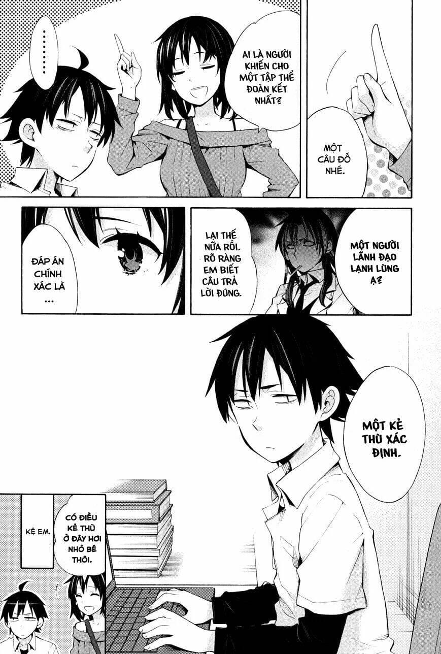 Truyện Tranh Chuyện Tình Thanh Xuân Bi Hài Của Tôi Quả Nhiên Là Sai Lầm - Oregairu trang 6