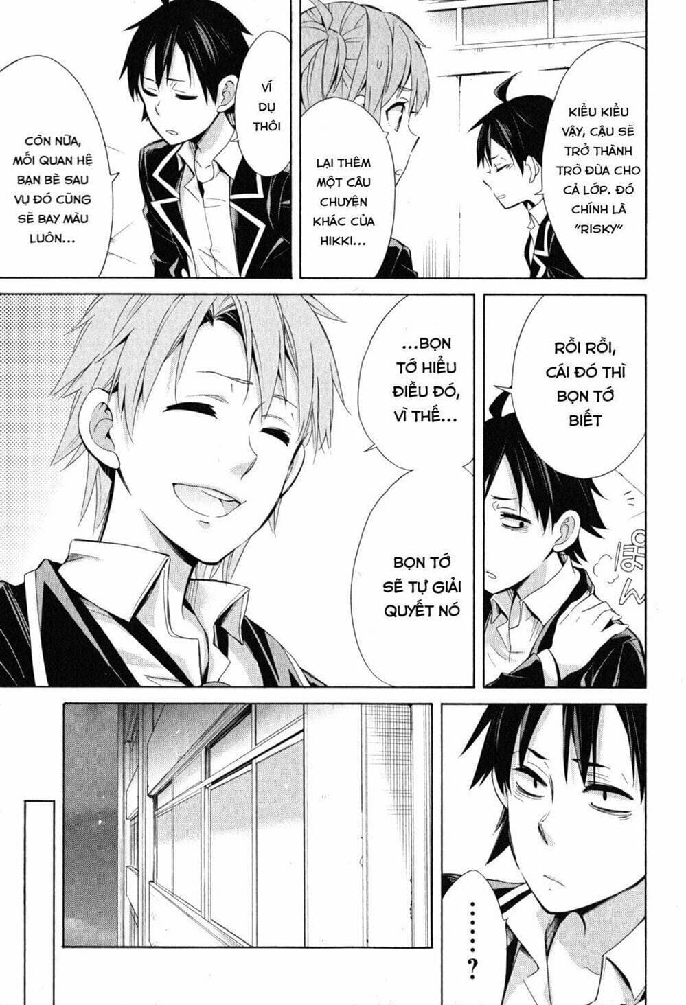 Truyện Tranh Chuyện Tình Thanh Xuân Bi Hài Của Tôi Quả Nhiên Là Sai Lầm - Oregairu trang 6