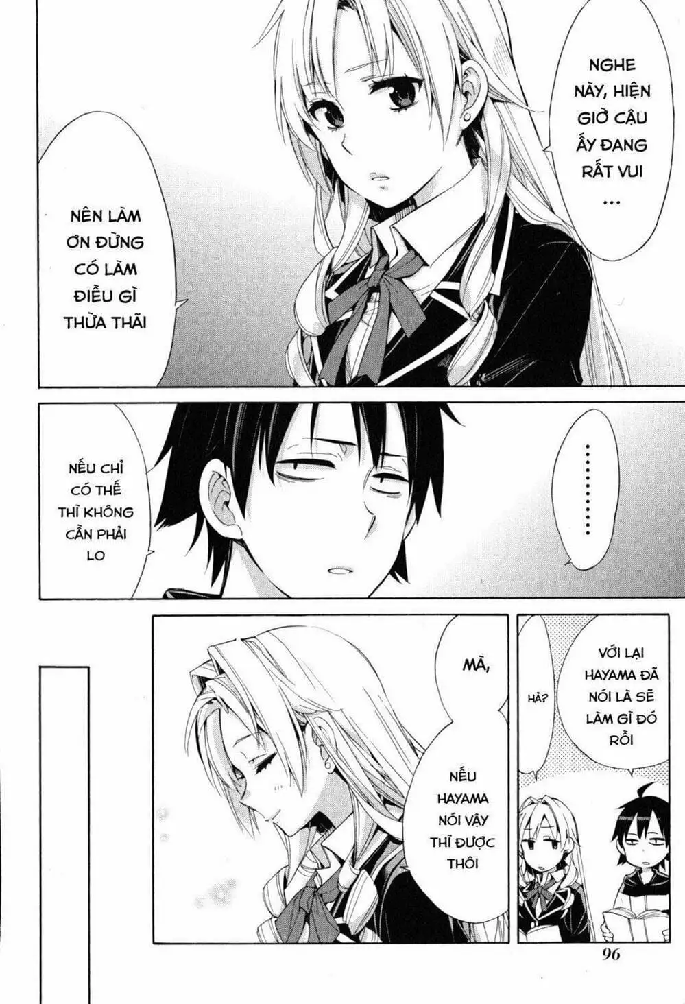 Truyện Tranh Chuyện Tình Thanh Xuân Bi Hài Của Tôi Quả Nhiên Là Sai Lầm - Oregairu trang 6