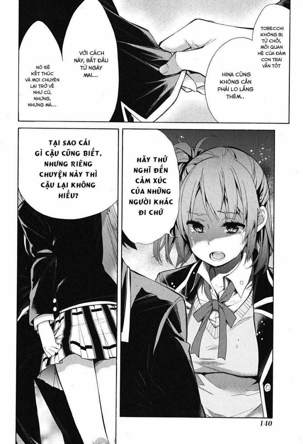 Truyện Tranh Chuyện Tình Thanh Xuân Bi Hài Của Tôi Quả Nhiên Là Sai Lầm - Oregairu trang 6