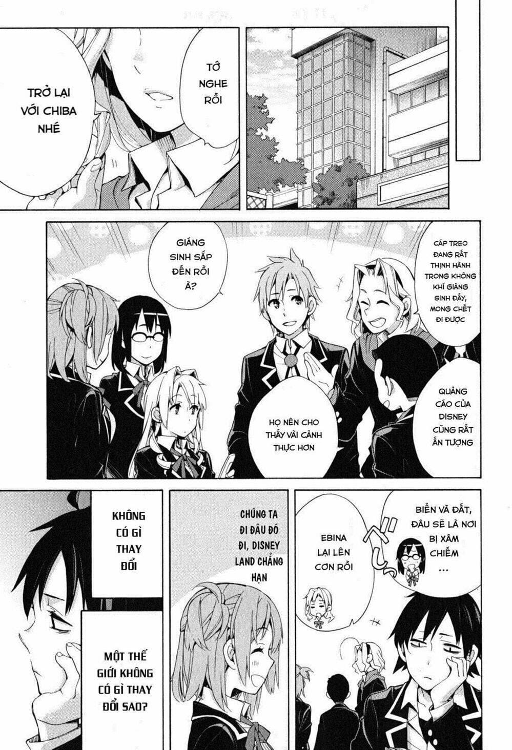 Truyện Tranh Chuyện Tình Thanh Xuân Bi Hài Của Tôi Quả Nhiên Là Sai Lầm - Oregairu trang 6