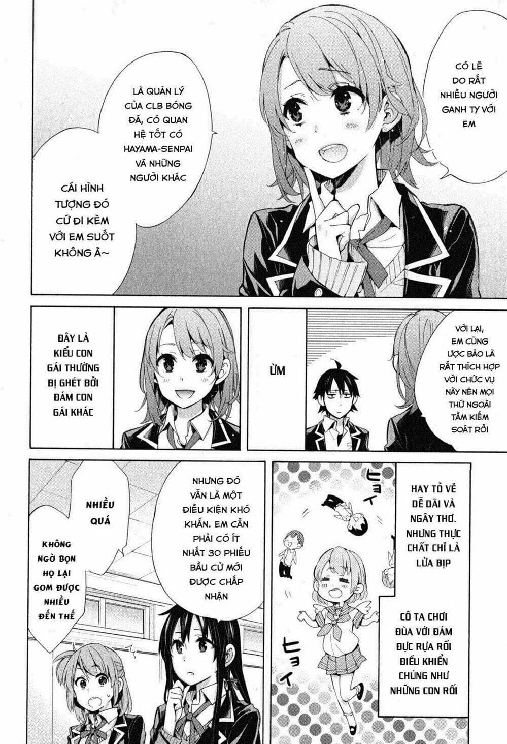 Truyện Tranh Chuyện Tình Thanh Xuân Bi Hài Của Tôi Quả Nhiên Là Sai Lầm - Oregairu trang 6