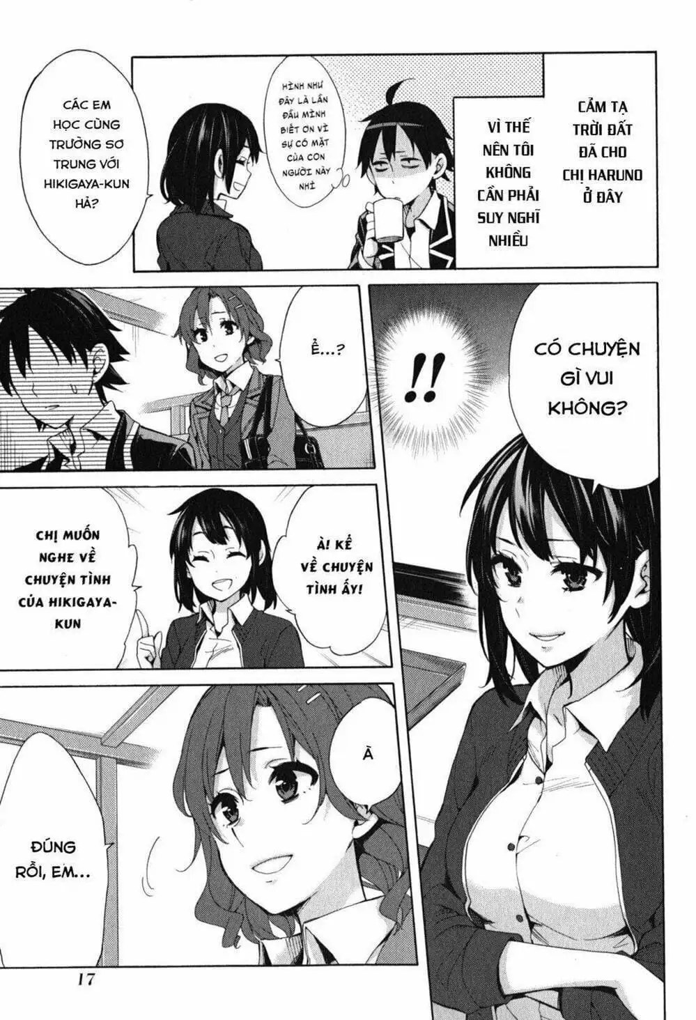 Truyện Tranh Chuyện Tình Thanh Xuân Bi Hài Của Tôi Quả Nhiên Là Sai Lầm - Oregairu trang 6