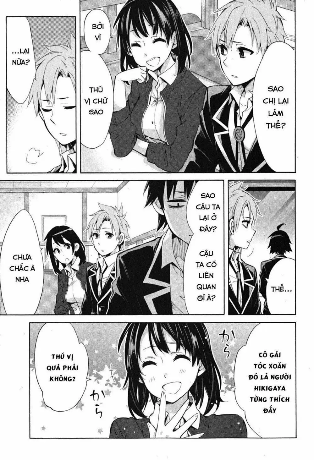 Truyện Tranh Chuyện Tình Thanh Xuân Bi Hài Của Tôi Quả Nhiên Là Sai Lầm - Oregairu trang 6