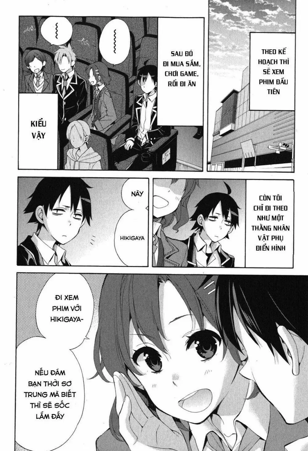 Truyện Tranh Chuyện Tình Thanh Xuân Bi Hài Của Tôi Quả Nhiên Là Sai Lầm - Oregairu trang 6