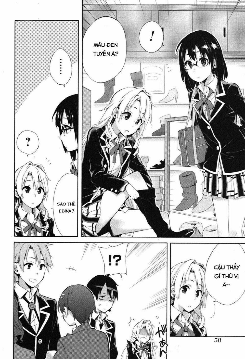 Truyện Tranh Chuyện Tình Thanh Xuân Bi Hài Của Tôi Quả Nhiên Là Sai Lầm - Oregairu trang 6