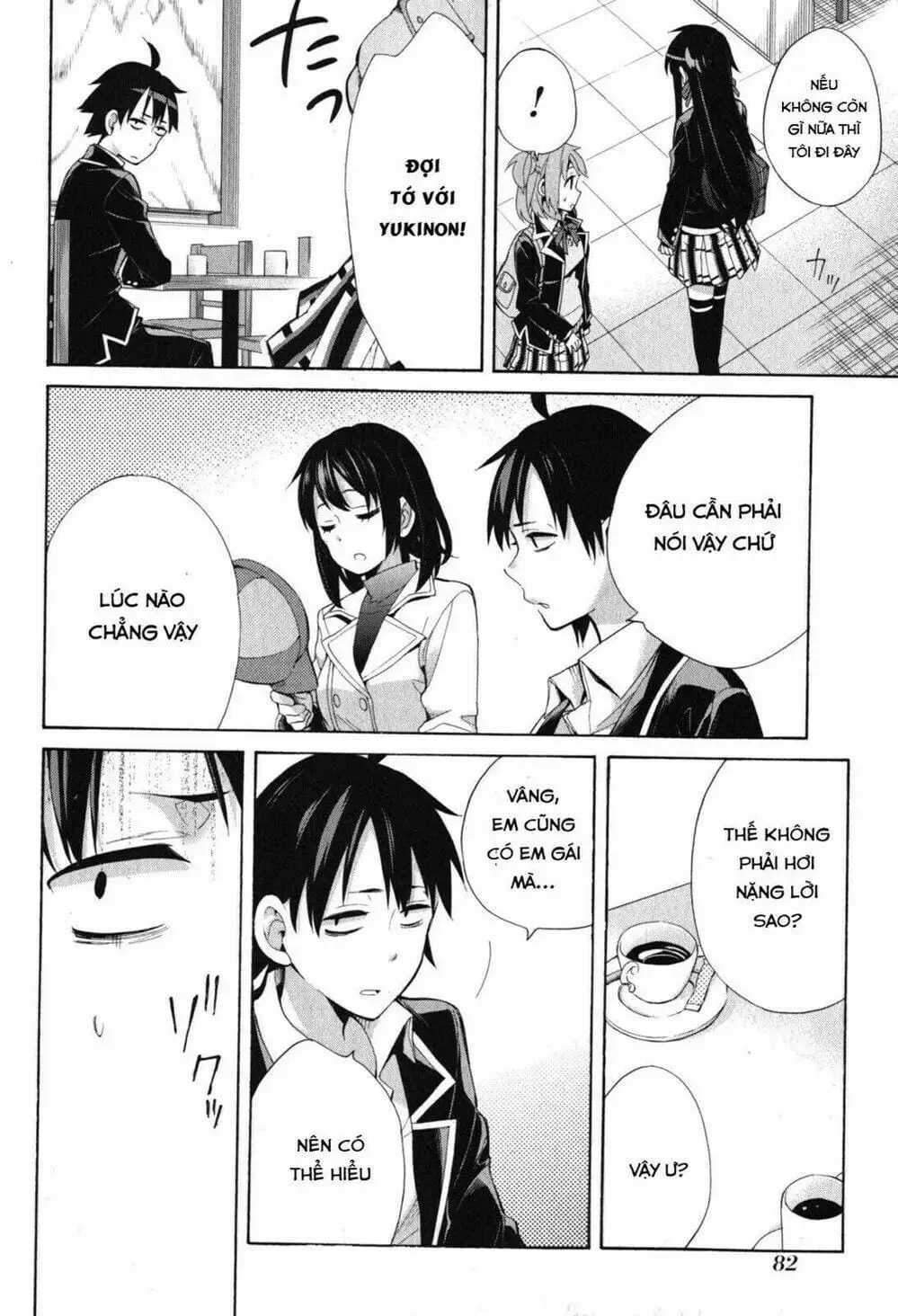 Truyện Tranh Chuyện Tình Thanh Xuân Bi Hài Của Tôi Quả Nhiên Là Sai Lầm - Oregairu trang 6