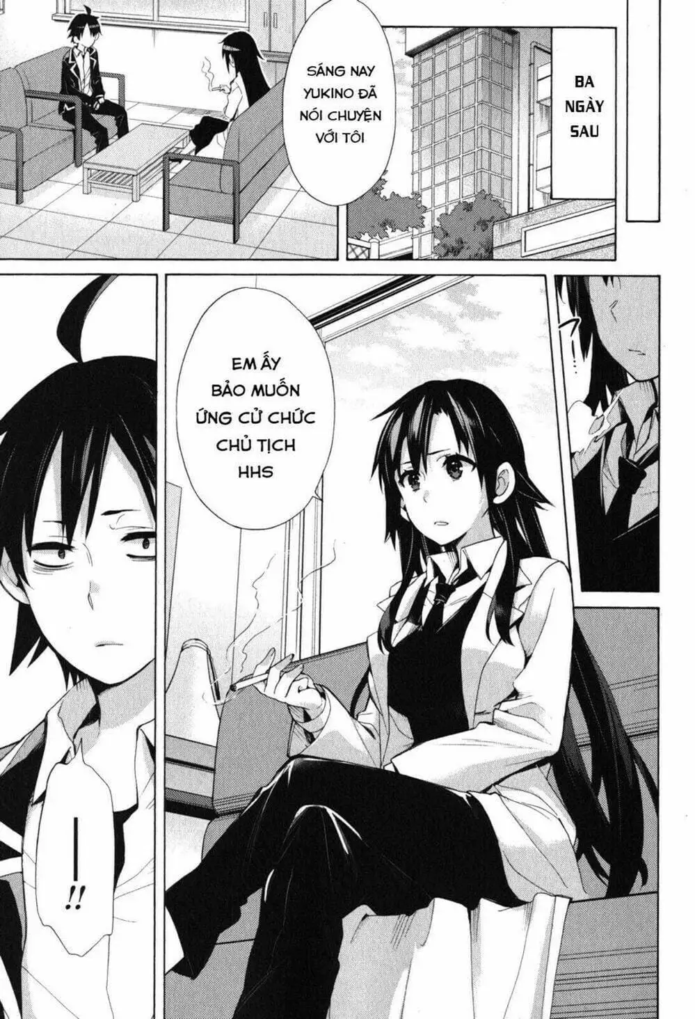 Truyện Tranh Chuyện Tình Thanh Xuân Bi Hài Của Tôi Quả Nhiên Là Sai Lầm - Oregairu trang 6