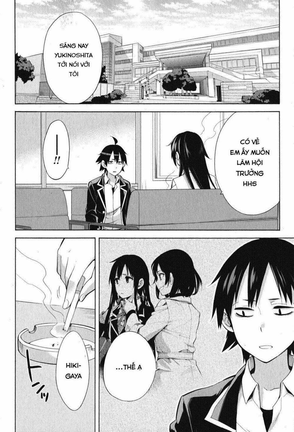 Truyện Tranh Chuyện Tình Thanh Xuân Bi Hài Của Tôi Quả Nhiên Là Sai Lầm - Oregairu trang 6