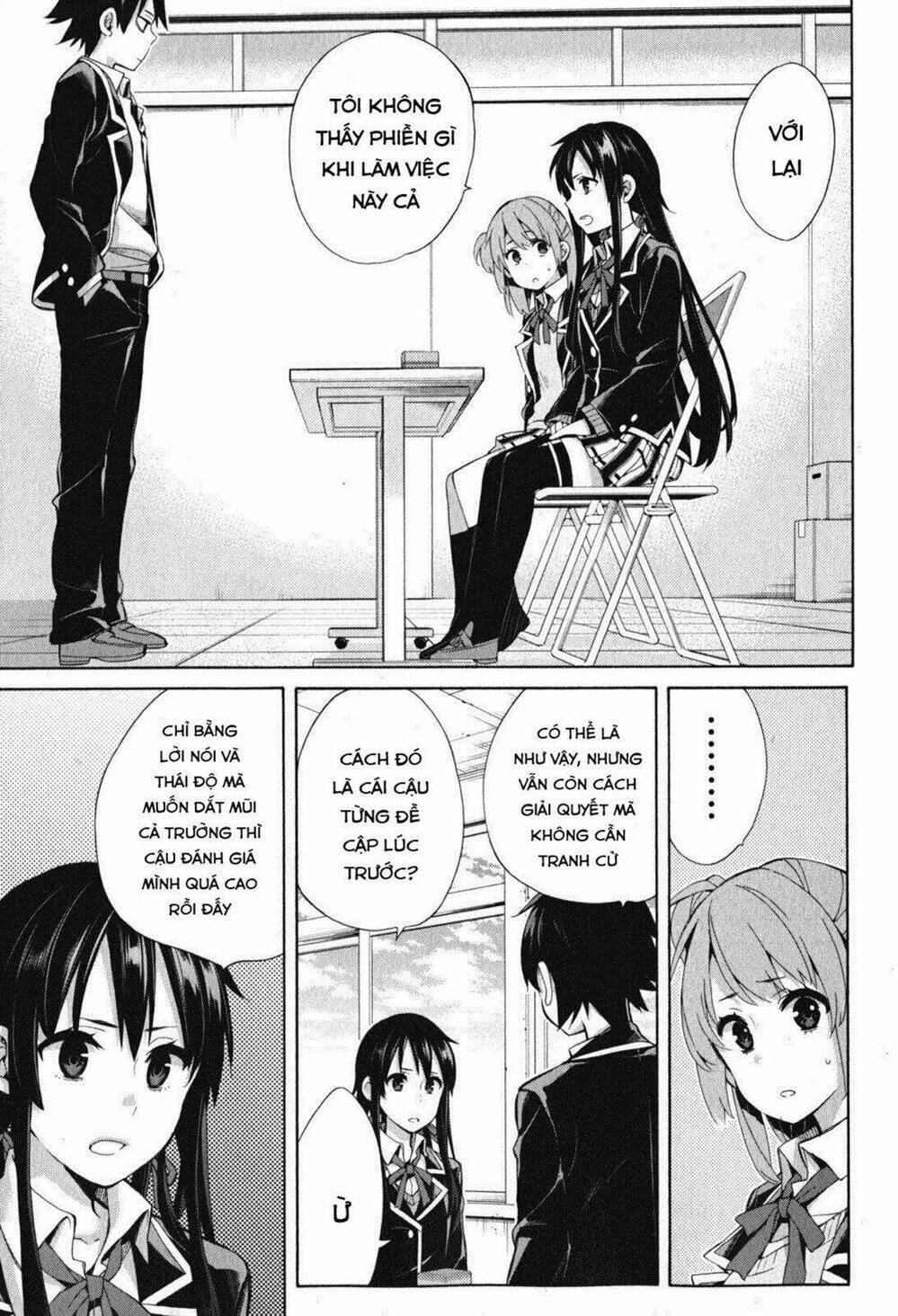 Truyện Tranh Chuyện Tình Thanh Xuân Bi Hài Của Tôi Quả Nhiên Là Sai Lầm - Oregairu trang 6