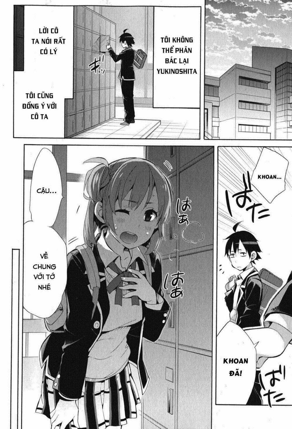 Truyện Tranh Chuyện Tình Thanh Xuân Bi Hài Của Tôi Quả Nhiên Là Sai Lầm - Oregairu trang 6