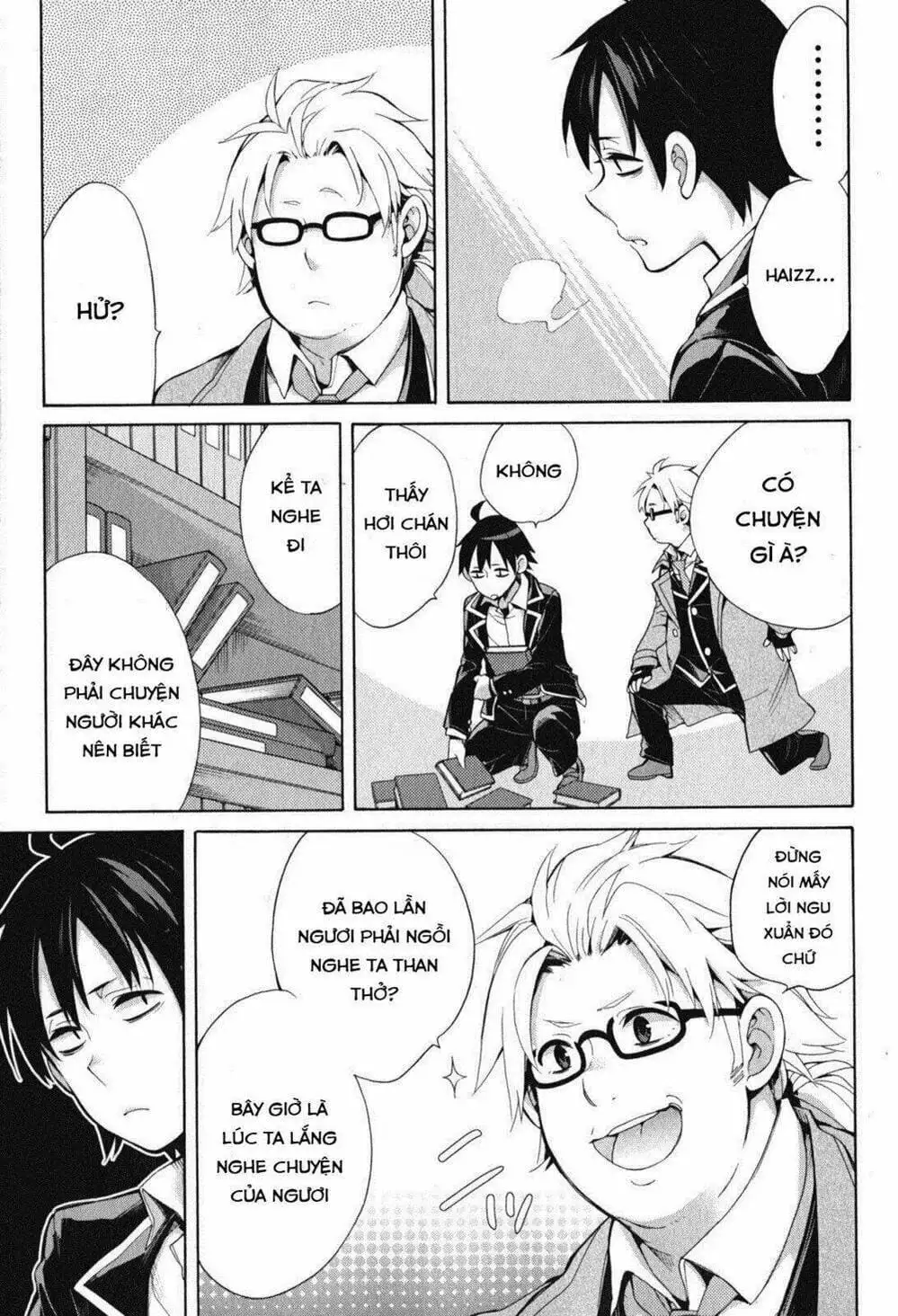 Truyện Tranh Chuyện Tình Thanh Xuân Bi Hài Của Tôi Quả Nhiên Là Sai Lầm - Oregairu trang 6