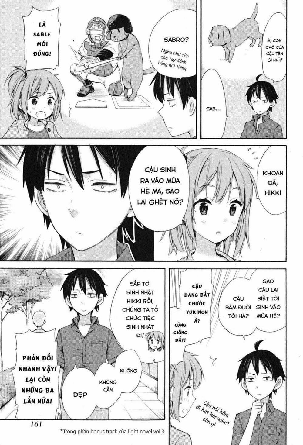 Truyện Tranh Chuyện Tình Thanh Xuân Bi Hài Của Tôi Quả Nhiên Là Sai Lầm - Oregairu trang 6