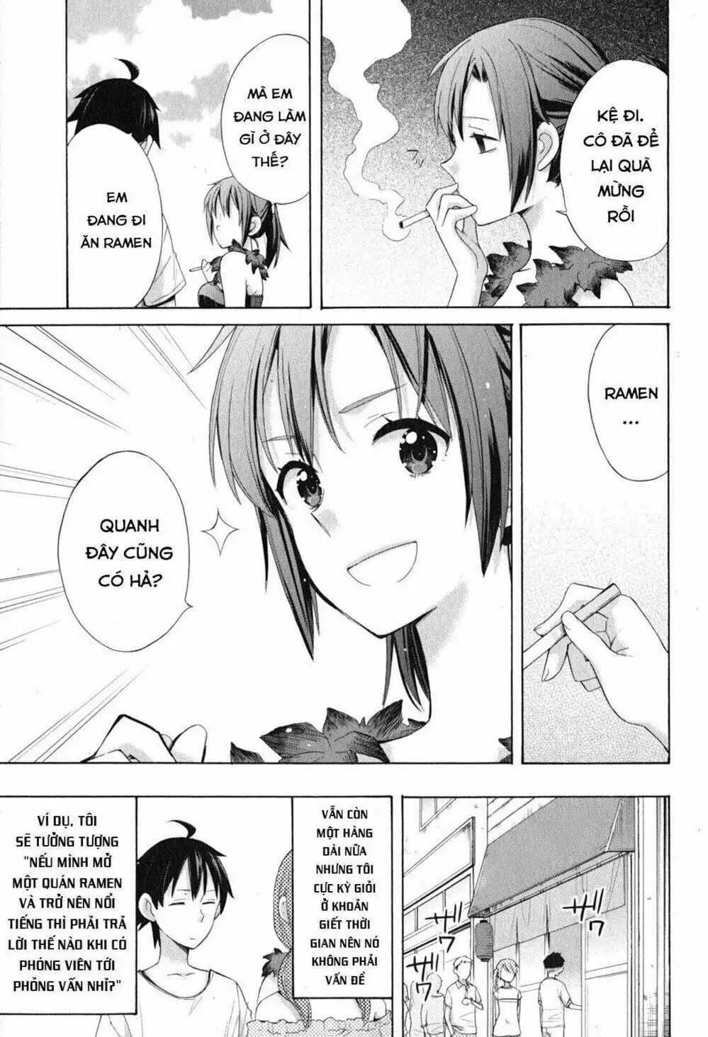 Truyện Tranh Chuyện Tình Thanh Xuân Bi Hài Của Tôi Quả Nhiên Là Sai Lầm - Oregairu trang 6