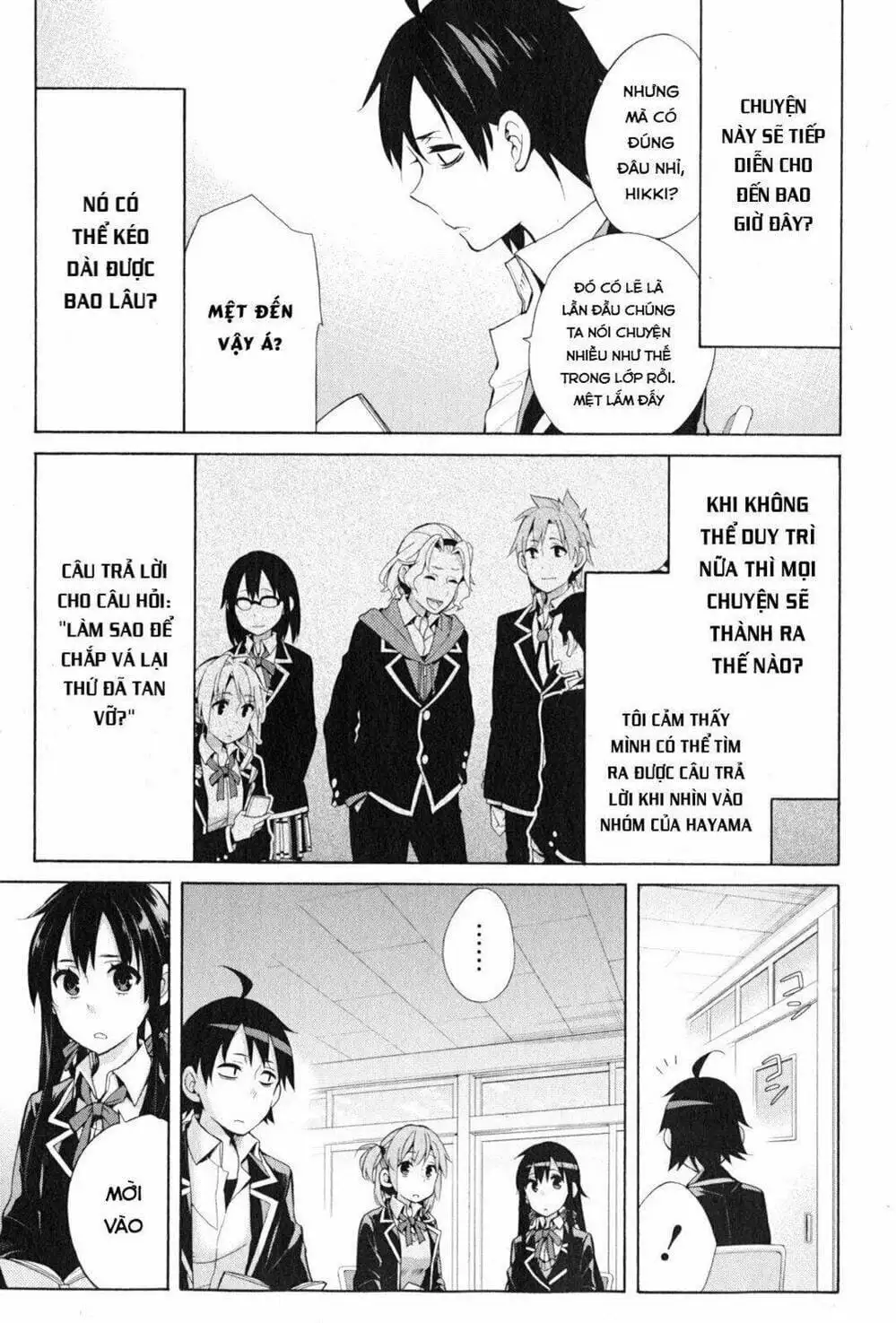 Truyện Tranh Chuyện Tình Thanh Xuân Bi Hài Của Tôi Quả Nhiên Là Sai Lầm - Oregairu trang 6