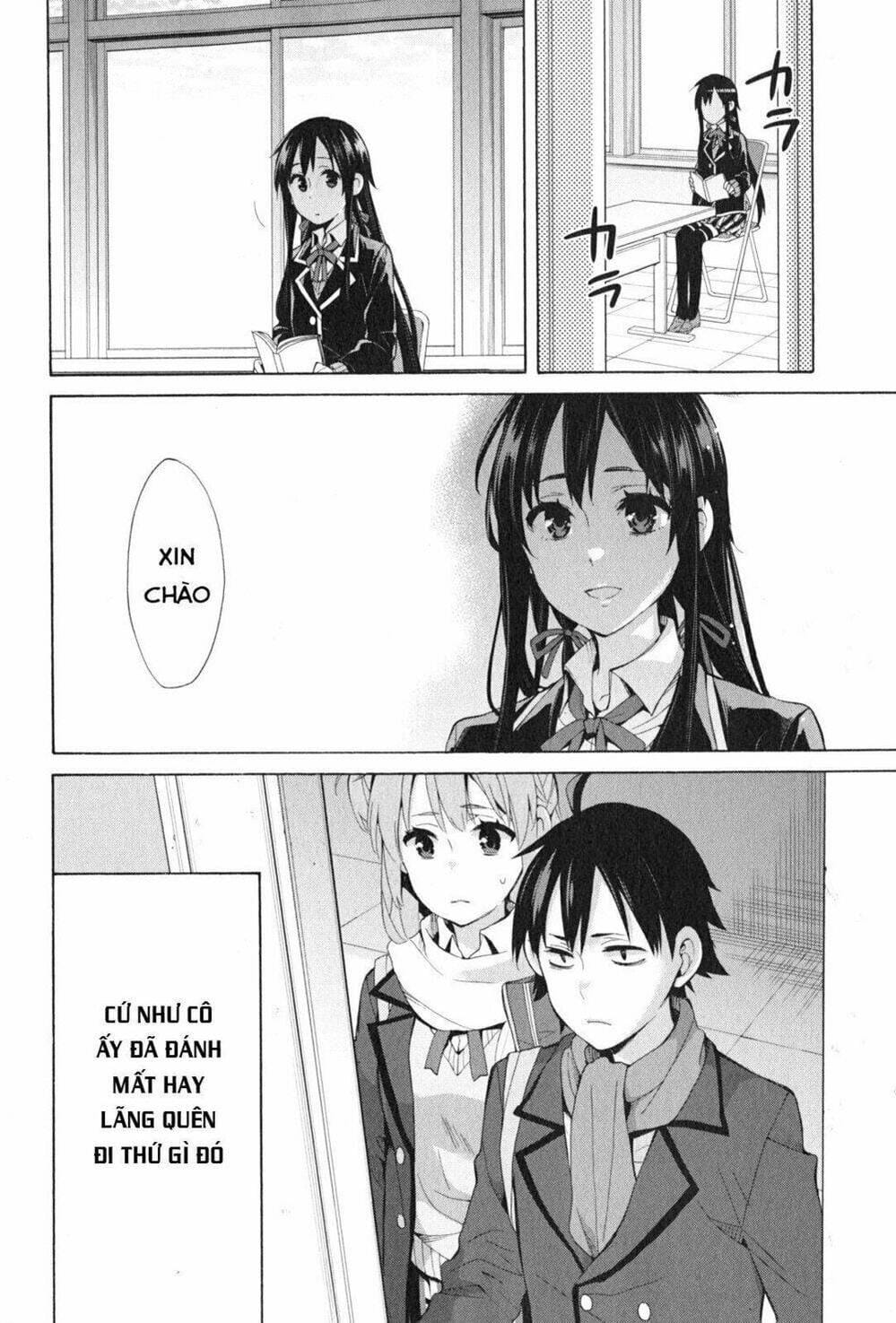 Truyện Tranh Chuyện Tình Thanh Xuân Bi Hài Của Tôi Quả Nhiên Là Sai Lầm - Oregairu trang 6