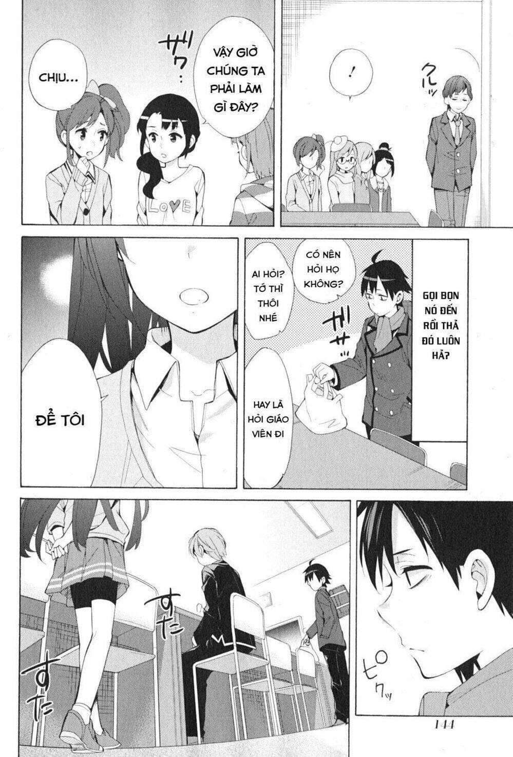 Truyện Tranh Chuyện Tình Thanh Xuân Bi Hài Của Tôi Quả Nhiên Là Sai Lầm - Oregairu trang 6