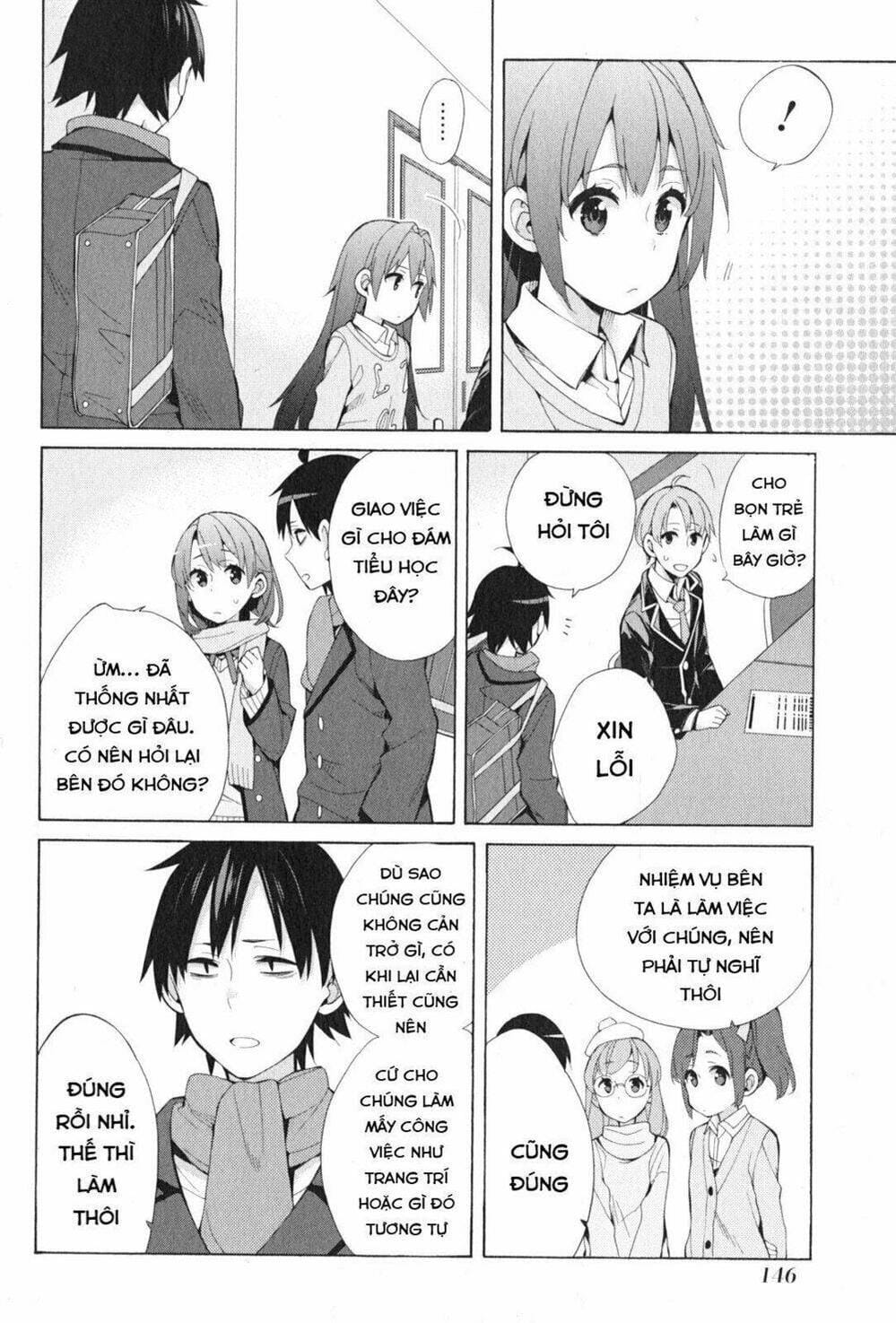 Truyện Tranh Chuyện Tình Thanh Xuân Bi Hài Của Tôi Quả Nhiên Là Sai Lầm - Oregairu trang 6