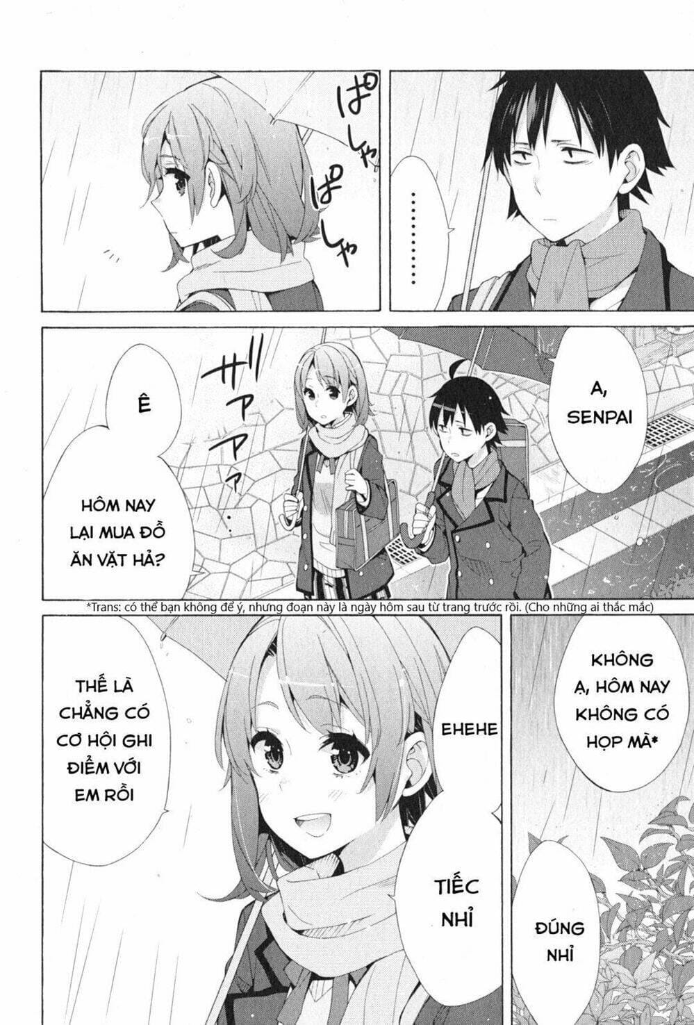 Truyện Tranh Chuyện Tình Thanh Xuân Bi Hài Của Tôi Quả Nhiên Là Sai Lầm - Oregairu trang 6
