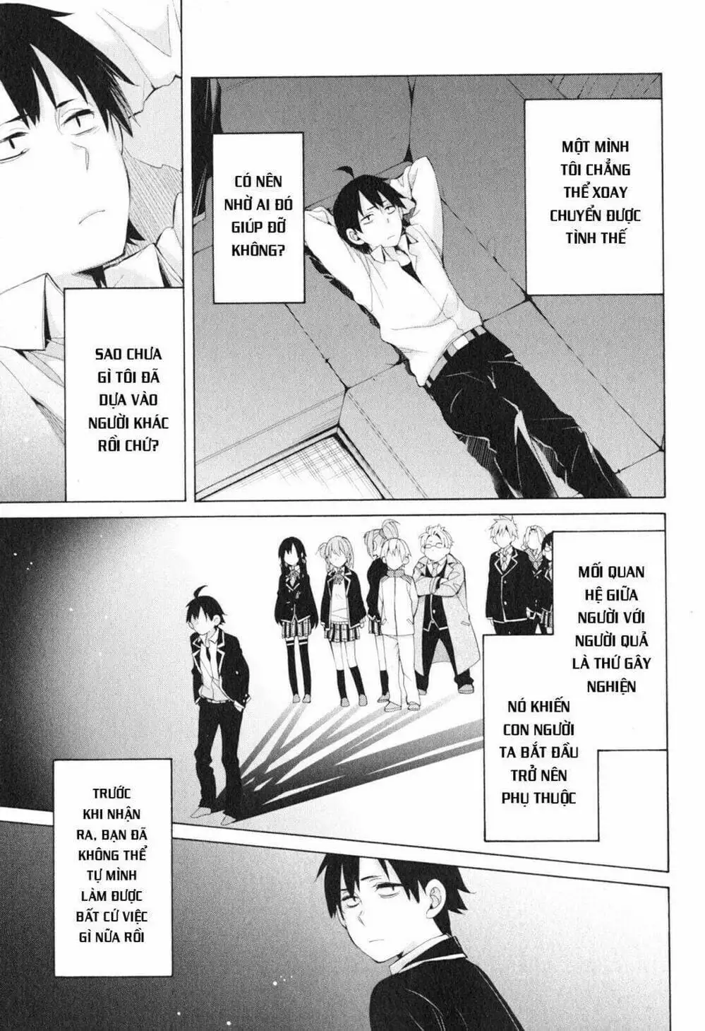 Truyện Tranh Chuyện Tình Thanh Xuân Bi Hài Của Tôi Quả Nhiên Là Sai Lầm - Oregairu trang 6