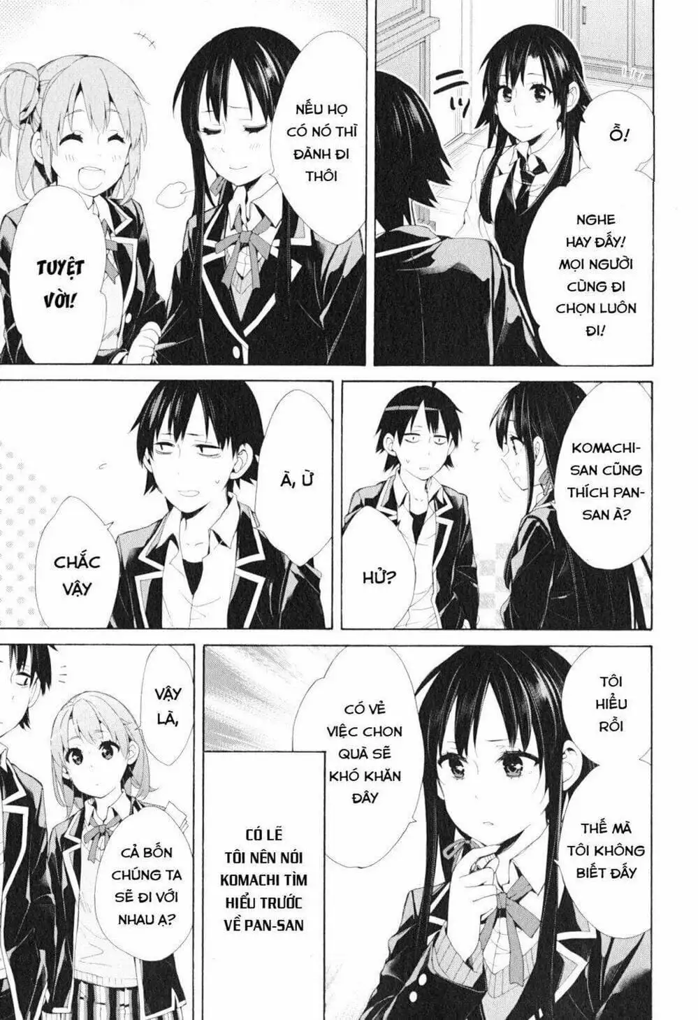 Truyện Tranh Chuyện Tình Thanh Xuân Bi Hài Của Tôi Quả Nhiên Là Sai Lầm - Oregairu trang 6