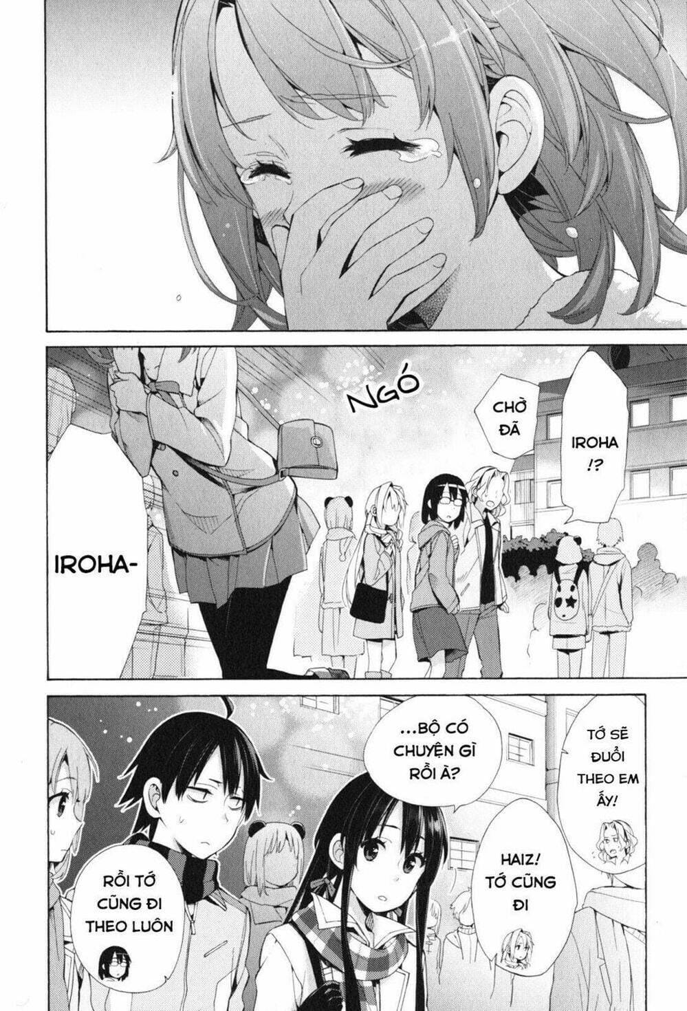 Truyện Tranh Chuyện Tình Thanh Xuân Bi Hài Của Tôi Quả Nhiên Là Sai Lầm - Oregairu trang 6