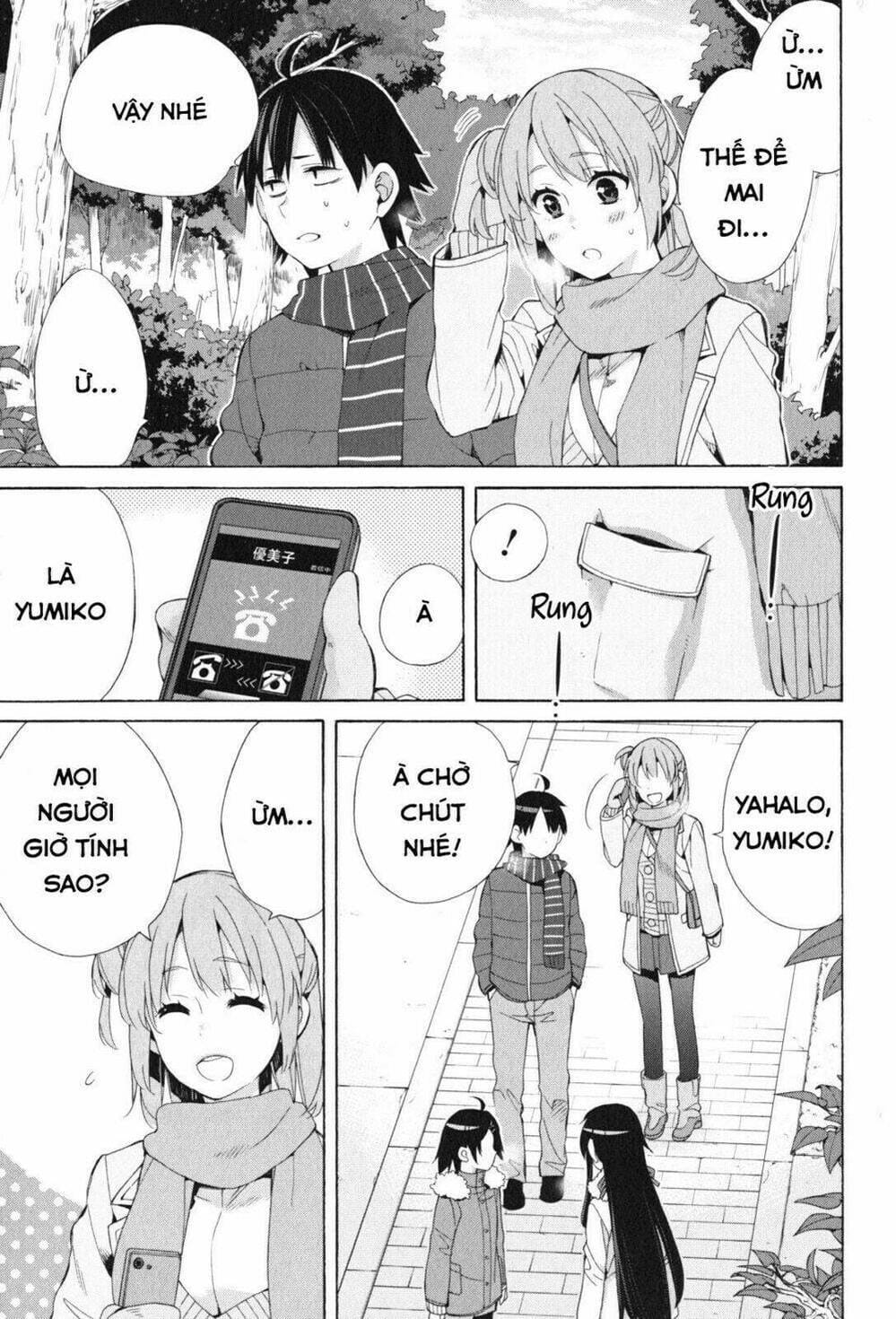 Truyện Tranh Chuyện Tình Thanh Xuân Bi Hài Của Tôi Quả Nhiên Là Sai Lầm - Oregairu trang 6