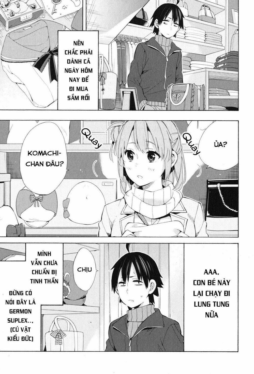 Truyện Tranh Chuyện Tình Thanh Xuân Bi Hài Của Tôi Quả Nhiên Là Sai Lầm - Oregairu trang 6