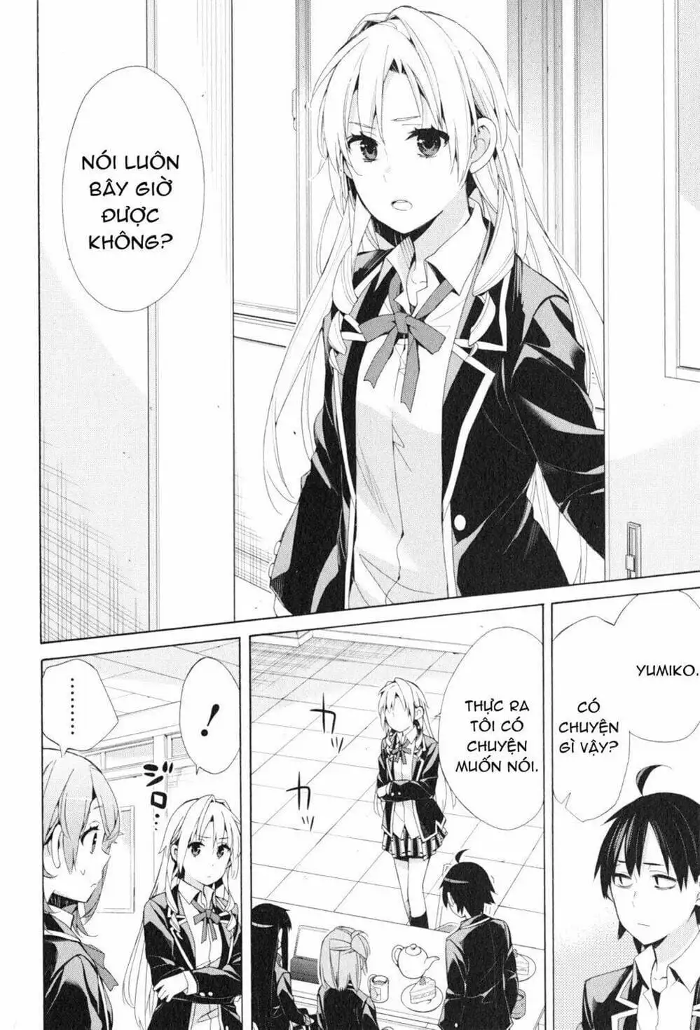 Truyện Tranh Chuyện Tình Thanh Xuân Bi Hài Của Tôi Quả Nhiên Là Sai Lầm - Oregairu trang 6